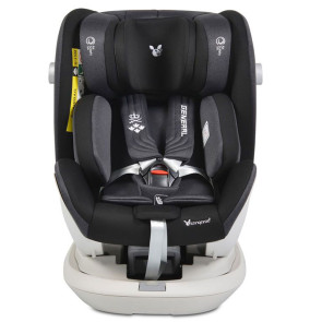 CANGAROO Стол за кола GENERAL I-SIZE ISOFIX 360° (40-135 см) ЧЕРЕН