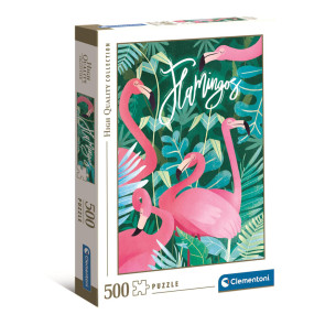 CLEMENTONI 500ч. Пъзел Fantastic Animals Flamingos