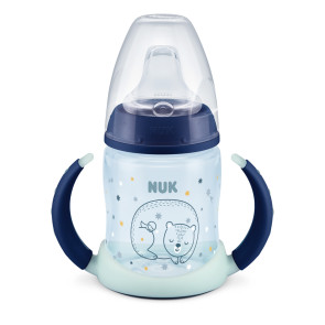 NUK First Choice PP Преходна чаша за сок със силиконов накрайник 150 мл. GLOW IN THE DARK