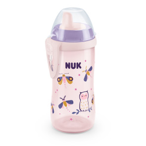 NUK Чаша за сок с твърд накрайник 300 мл. KIDDY CUP GLOW IN THE DARK