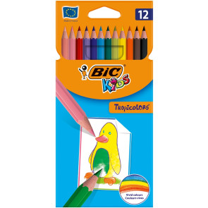 BIC цветни моливи TROPICOCLORS 12 бр.