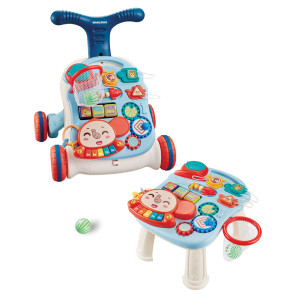 KIKKA BOO Играчка за прохождане 2в1 PLAY&GROW BLUE