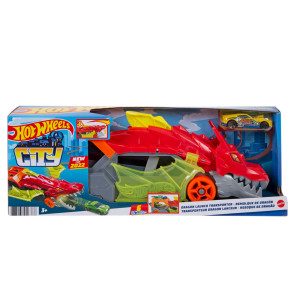 HOT WHEELS™ TRUCKS Автовоз дракон с количка