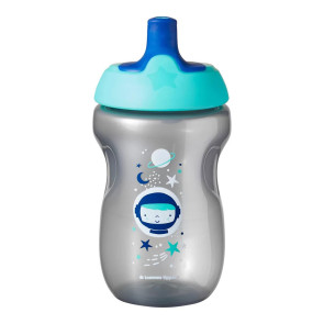 TOMMEE TIPPEE Неразливаща се чаша със спортен накрайник 300 мл. 12+м КОСМОС/МОМЧЕ