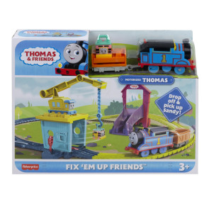 Fisher Price Thomas & Friends™ Писта с кранът Карли и дрезината Санди