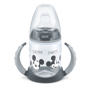 NUK First Choice PP Преходна чаша за сок със силиконов накрайник Thermo Control 150 мл. MICKEY GREY