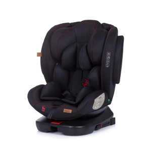 CHIPOLINO Стол за кола I-SIZE 4 KID 360° ISOFIX (40-150 см) ЧЕРНО