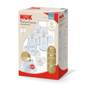 NUK NATURE Сет шишета Temperature control стъкло