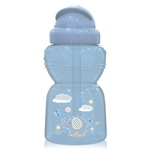 LORELLI Baby Care Чаша със сламка мини 200 мл ANIMALS MOONLIGHT BLUE