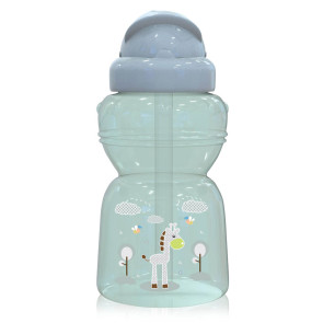 LORELLI Baby Care Чаша със сламка мини 200 мл ANIMALS MINT GREEN