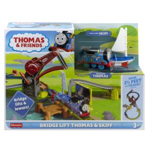 Fisher Price Thomas & Friends™ Комплект за игра "Подвижен мост с Томас и Скиф"