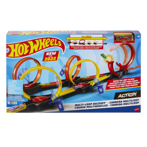 Hot Wheels® Писта "Екшън лупинг надпревара" Multi-Loop Race Off™