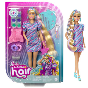 BARBIE FASHION DOLLS Комплект за игра с кукла с руса коса "TOTALLY HAIR"