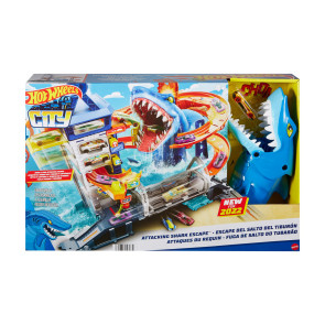 Hot Wheels™ Паркинг - гараж "Акулата" - City Attacking Shark Escape с 1 количка