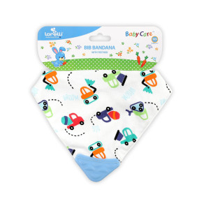 LORELLI Baby Care Лигавник-бандана с гризалка BOY