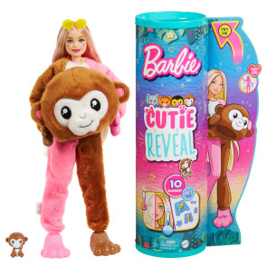 Barbie® Cutie Reveal™ Кукла Супер изненада "Jungle Series" - Маймуна