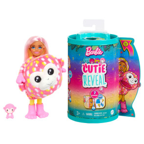 Barbie® Cutie Reveal™ Jungle Series Chelsea™ - Маймунка - изненада