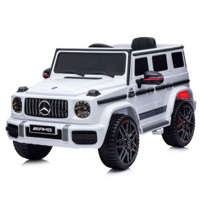 Акумулаторен джип MERCEDES BENZ G63 AMG БЯЛ