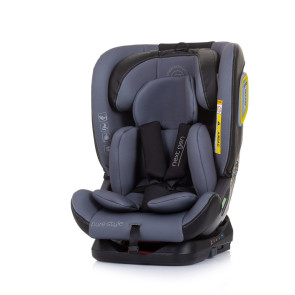 CHIPOLINO Стол за кола I-SIZE NEXT GEN 360° ISOFIX (40-150 см) ГРАФИТ