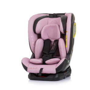 CHIPOLINO Стол за кола I-SIZE NEXT GEN 360° ISOFIX (40-150 см) РОЗОВ