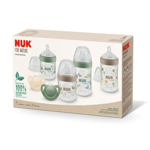 NUK NATURE Сет шишета силикон TEMPERATURE CONTROL PERFECT START