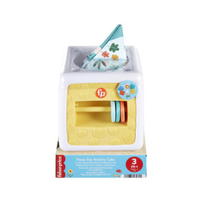 Fisher-Price® Занимателен куб с различни текстури "Tissue Fun Activity Cube"