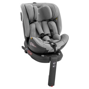 KIKKA BOO Стол за кола I-SIZE I-CONIC 360° ISOFIX (40-150 см) LIGHT GREY