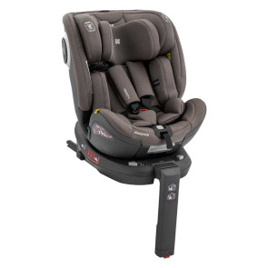 KIKKA BOO Стол за кола I-SIZE I-CONIC 360° ISOFIX (40-150 см) BROWN