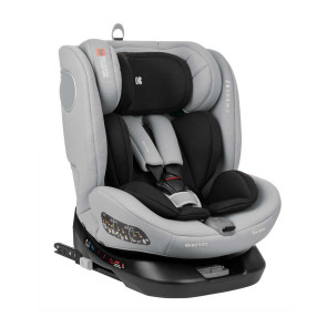 KIKKA BOO Стол за кола I-SIZE I-MOOVE 360° ISOFIX (40-150 см) LIGHT GREY