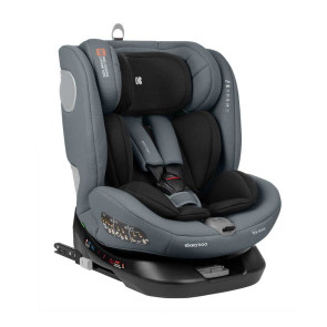 KIKKA BOO Стол за кола I-SIZE I-MOOVE 360° ISOFIX (40-150 см) DARK GREY