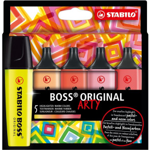 Stabilo Текст маркери Boss Original Arty 5 цвята