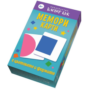 Clever Book Мемори карти с цветовете и формите