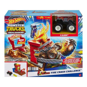 Hot Wheels® Monster Trucks Arena Smashers™ Катастрофа с 1 колика 5-Alarm Color Shifter™