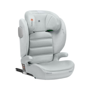 KIKKA BOO Стол за кола I-SIZE I-TRACK ISOFIX (100-150 см) LIGHT GREY