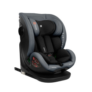 KIKKA BOO Стол за кола I-SIZE I-VIEW 360 ISOFIX (40-150 см) DARK GREY