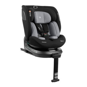 KIKKA BOO Стол за кола I-SIZE I-ORBIT 360° SPS ISOFIX (40-150 см) LIGHT GREY/BLACK