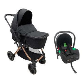 KIKKA BOO Комбинирана количка 2в1 ONE BLACK