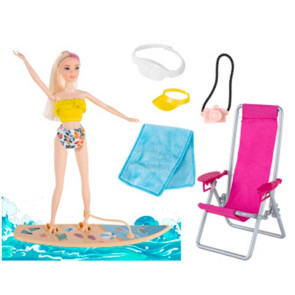 Surfing Doll Кукла сърфист с аксесоари 