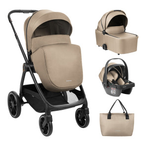 KIKKA BOO Комбинирана количка 3в1 MODENA BEIGE