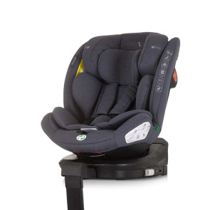 CHIPOLINO Стол за кола ТОРИНО 360 I-SIZE (40-150 см) ISOFIX ГРАНИТ