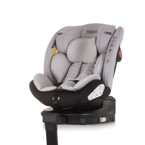 CHIPOLINO Стол за кола ТОРИНО 360 I-SIZE (40-150 см) ISOFIX ПЕПЕЛ