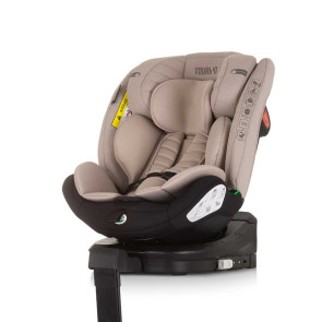 CHIPOLINO Стол за кола ТОРИНО 360 I-SIZE (40-150 см) ISOFIX МАКАДАМИЯ