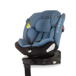 CHIPOLINO Стол за кола ТОРИНО 360 I-SIZE (40-150 см) ISOFIX СИН