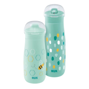 NUK Сет чаши MINI-ME FLIP 2в1 PP 300/450 мл 9+м. ЗЕЛЕН