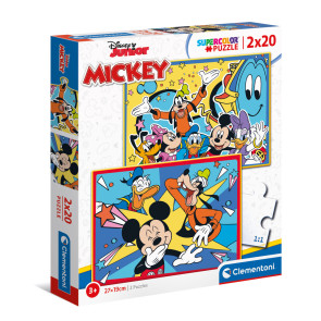 CLEMENTONI 2x20ч. Пъзел Disney Mickey Mouse