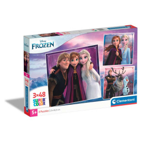 CLEMENTONI 3x48ч. Пъзел Frozen