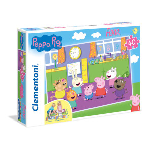 CLEMENTONI 40ч. Пъзел килим Peppa Pig