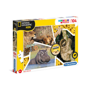 CLEMENTONI 104ч. Пъзел National Geographic Wildlife Adventurer