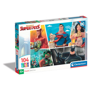 CLEMENTONI 104ч. Пъзел DC Superpets