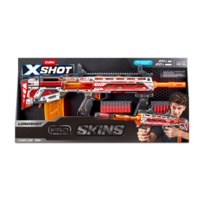 X Shot PRO SKINS Бластер с меки стрели Longshot